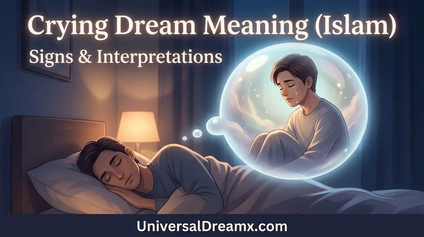 crying in a dream meaning in Islam